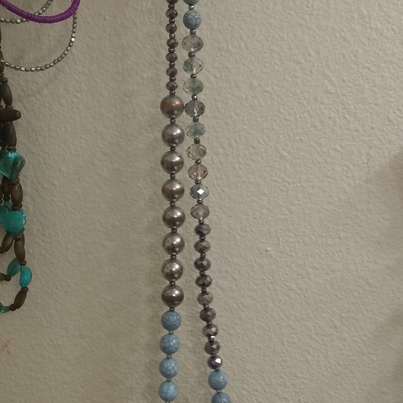 Turquoise silver necklace - Picture 1 of 2